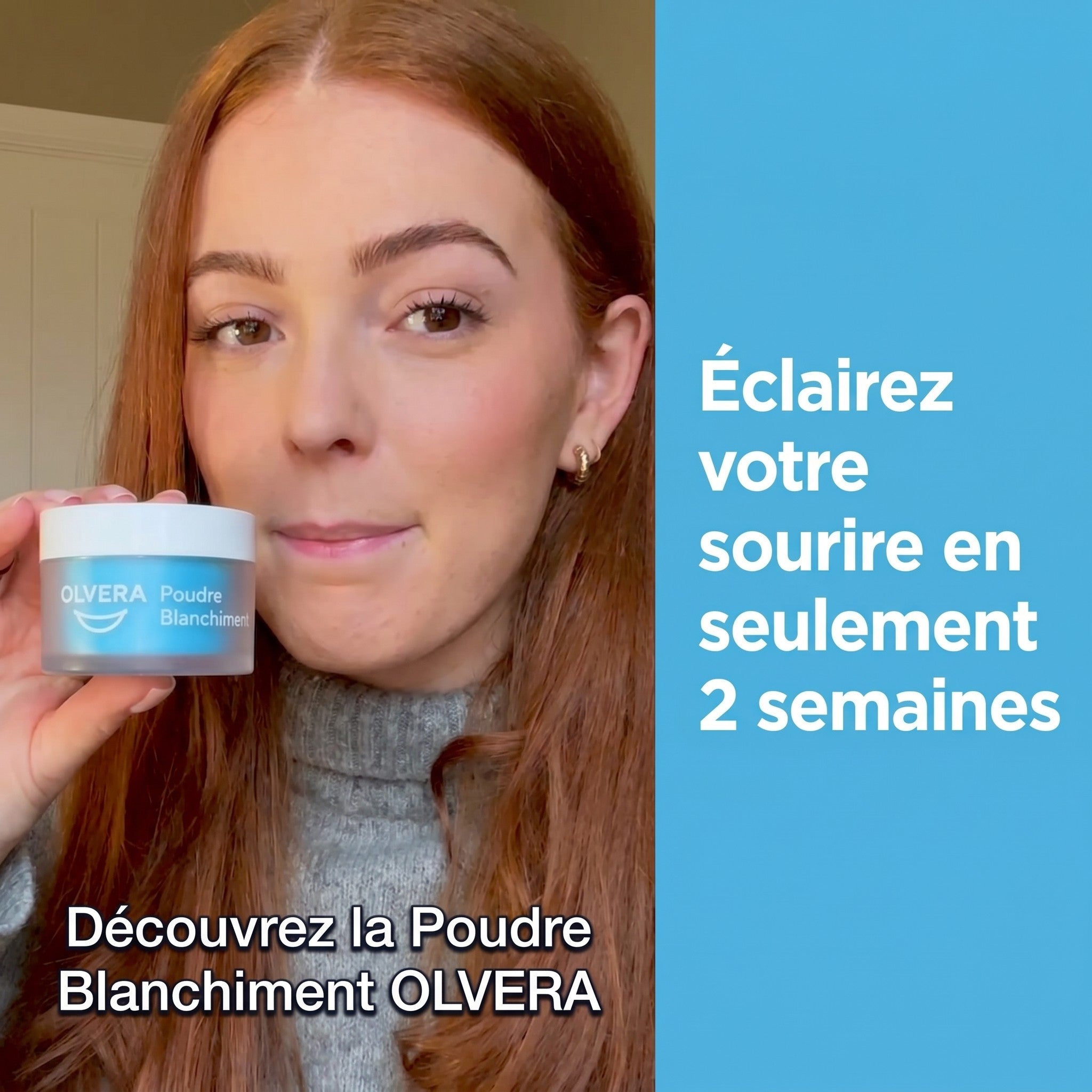 Poudre de blanchiment des dents approuvée par les dentistes