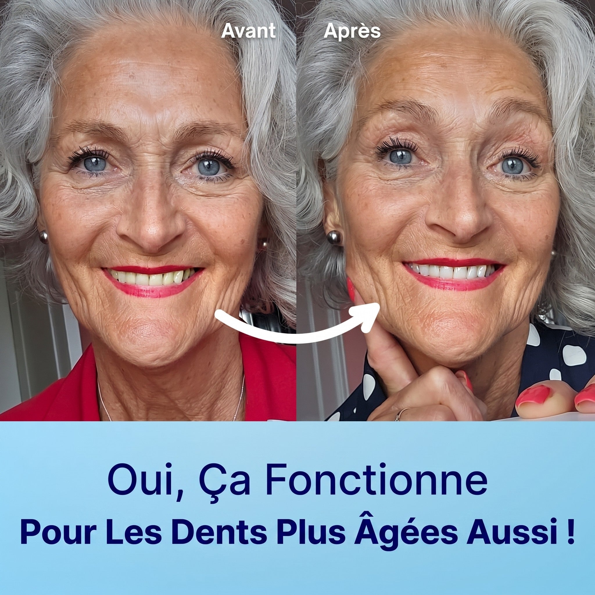 Poudre de blanchiment des dents approuvée par les dentistes