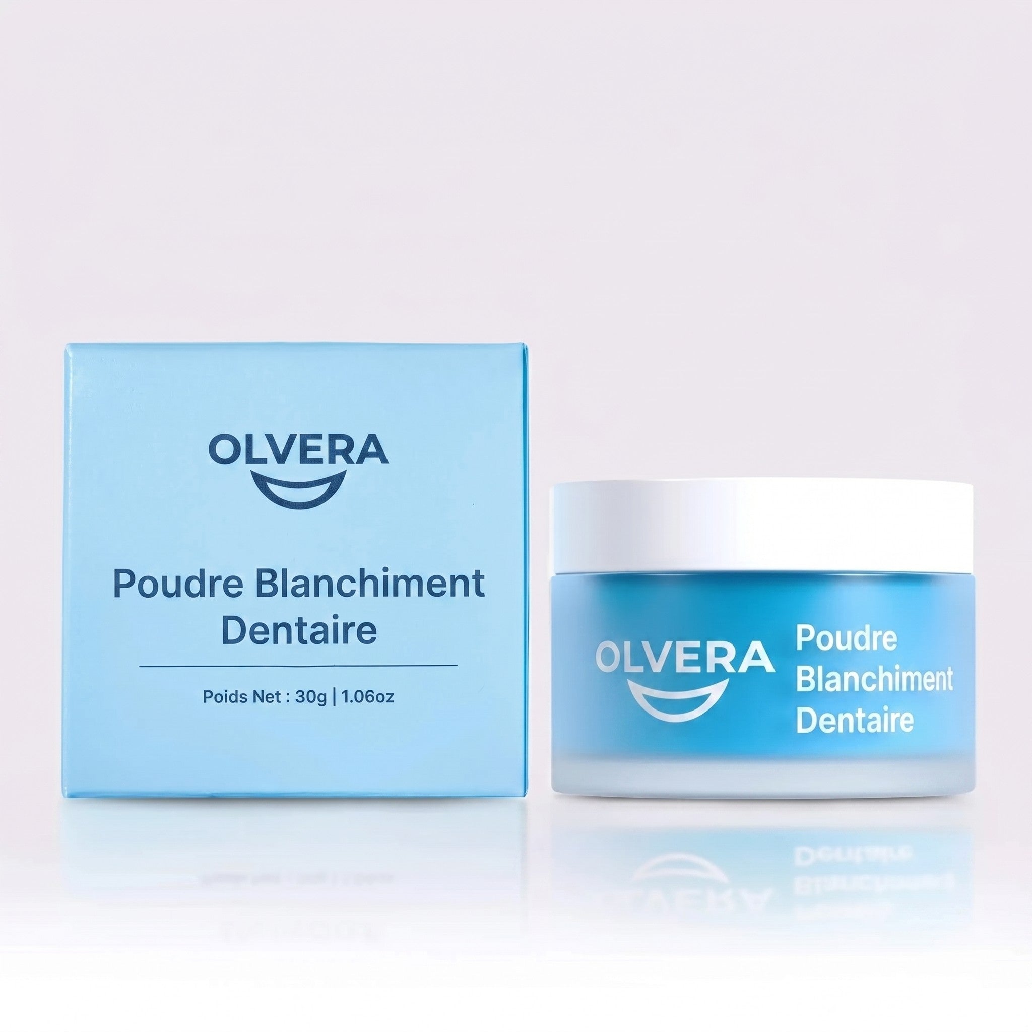 Poudre de blanchiment des dents approuvée par les dentistes