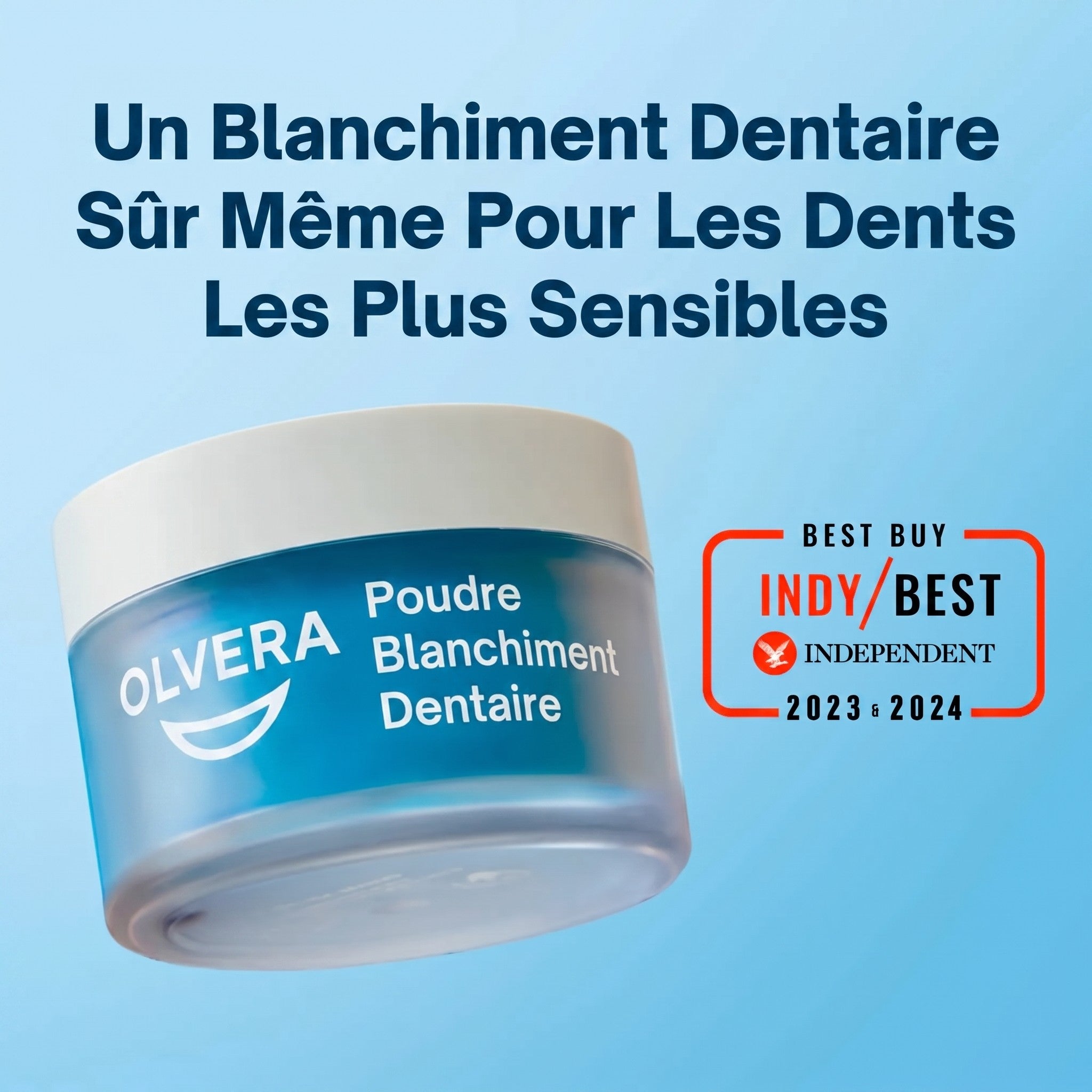 Poudre de blanchiment des dents approuvée par les dentistes