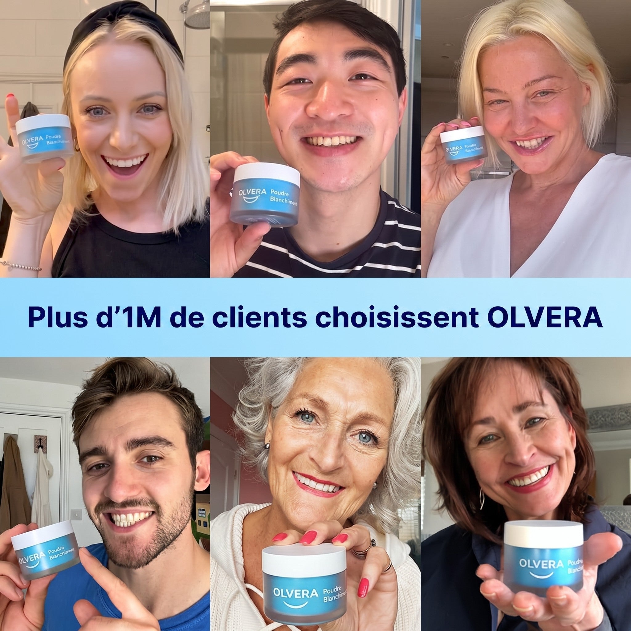 Poudre de blanchiment des dents approuvée par les dentistes