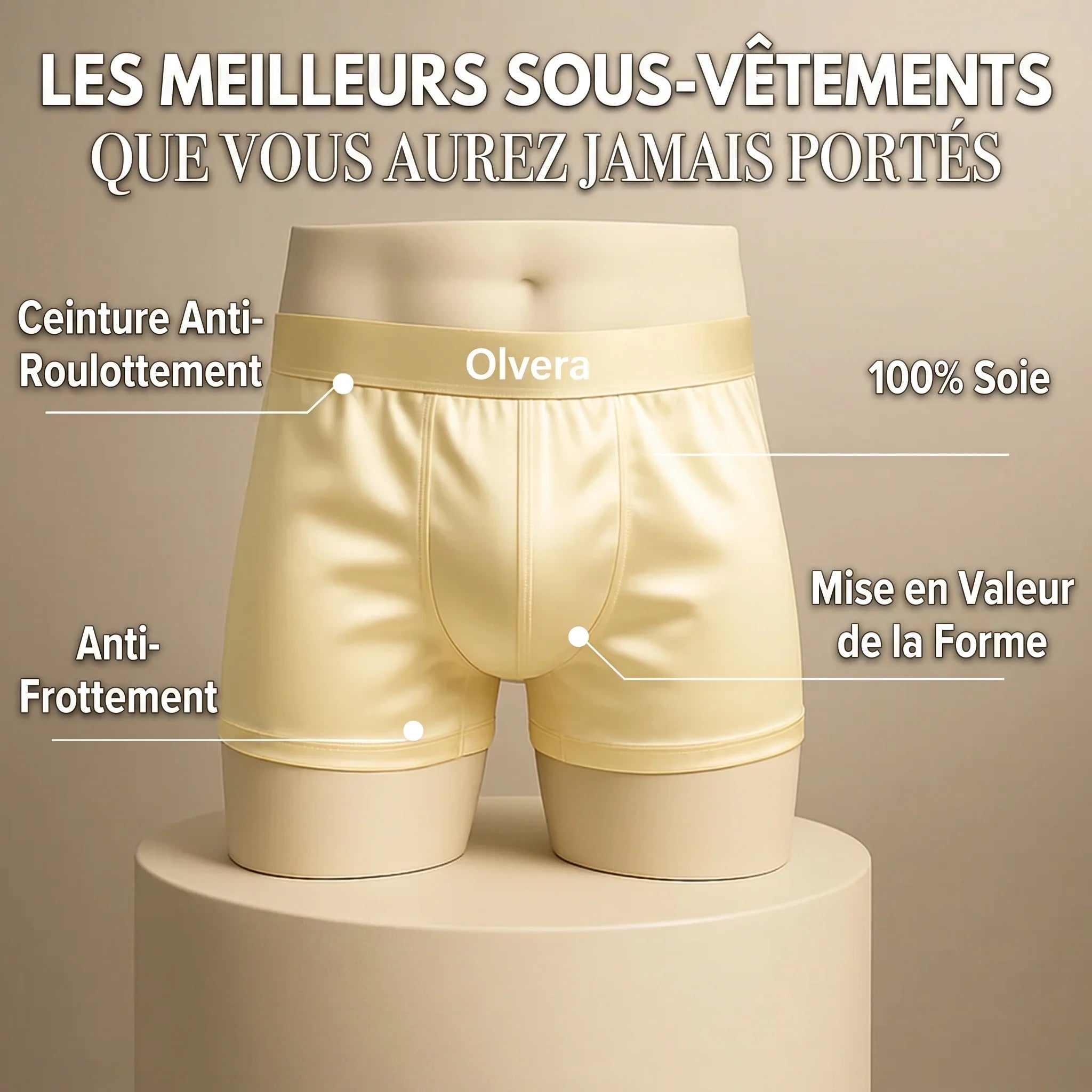 Boxers en soie Olvera | Confort haut de gamme, conçu durablement