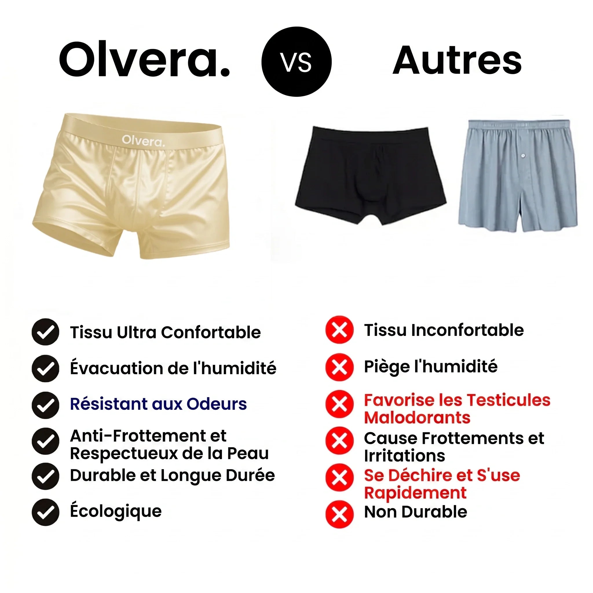 Boxers en soie Olvera | Confort haut de gamme, conçu durablement